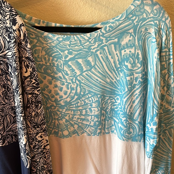 Lilly Pulitzer PRICED AS SET OF THREE Finn Long Sleeve Printed Shirts Size XXL - Picture 2 of 11